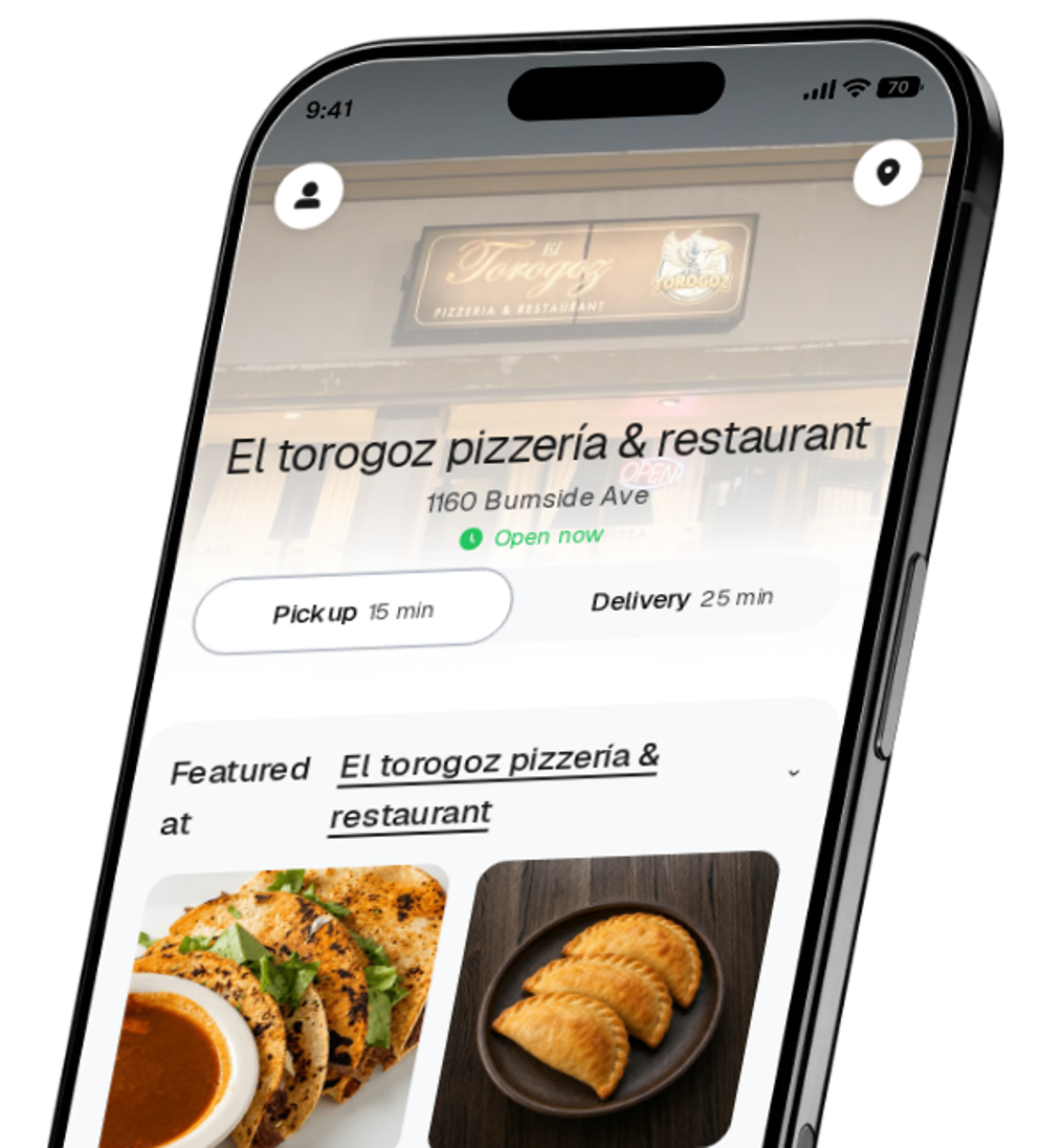 El torogoz pizzería & restaurant app preview