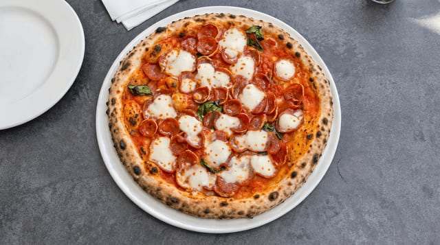 Pepperoni pizza.